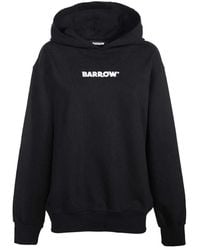 Barrow - Capuchontrui Met Logoprint Van Katoen - Lyst
