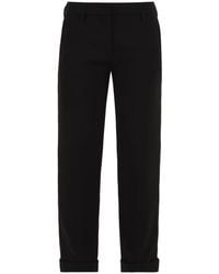 Aspesi - Cropped Trousers - Lyst