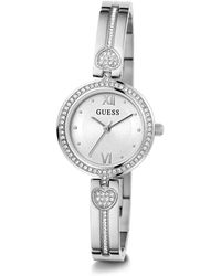 Guess - Accessoires ,Grijs ,Bracelet Horloge Lovey - Lyst