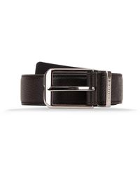 Gucci - Gegreineerde Leren Riem Met Logo - Lyst