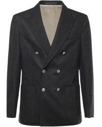 Eleventy - Double-Breasted Jacket - Lyst