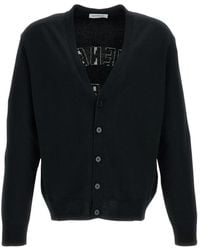 Givenchy - Truien & Vesten ,Zwart ,Katoen V-Hals Katoenen Cardigan - Lyst