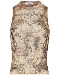 Jean Paul Gaultier - Sleeveless Tops - Lyst