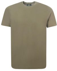 Zanone - Grünes slim fit baumwoll-t-shirt - Lyst