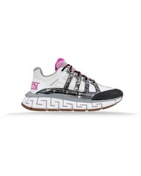 Versace - Schoenen ,Veelkleurig ,Leer Veterschoenen Stijlvol Ontwerp - Lyst