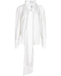 Patou - Overhemden ,Wit ,Wit Overhemd - Lyst