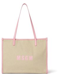 MSGM - Bags > tote bags - Lyst