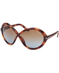 Tom Ford - Braune sonnenbrille für frauen - Lyst