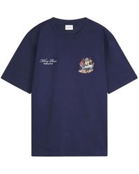 Filling Pieces - Tops ,Blauw ,Supper T-Shirt - Lyst