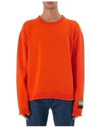 MSGM - Round-Neck Knitwear - Lyst