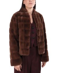 Marella - Faux Shearling Jacket - Lyst
