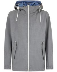 Herno - Jassen ,Grijs ,Front Zip Jacket - Lyst