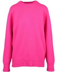 Amaranto - Maglia Over Girocollo - Lyst