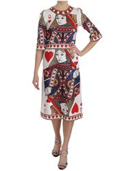 Dolce & Gabbana Koningin Van Harten Van Lovertjes Runway Jurk - Rood