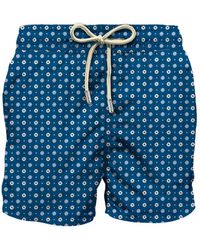 MC2 Saint Barth - Badmode ,Blauw ,Polyester Lig 0016-00684.Gg 61 Zwembroek - Lyst