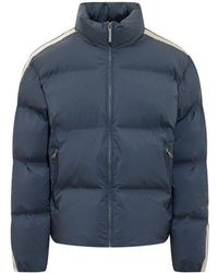 Palm Angels - Jassen ,Blauw ,Classic Logo Track Down Jacket - Lyst