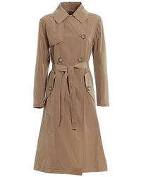 Paolo Fiorillo Capri Double-breasted Trench Coat - Naturel