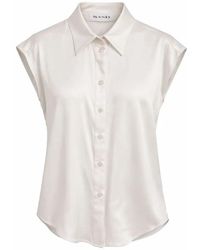Sand - Overhemden ,Wit ,3176 Matt Latia French Top - Lyst