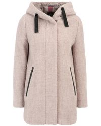 GIL BRET - Wollbouclé Kapuzenjacke - Lyst