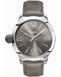 Thomas Sabo - Armbanduhr rebel with karma 46 mm armband leder wa0294-273-210-46 mm - Lyst