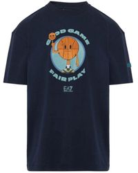 EA7 - T-Shirts - Lyst