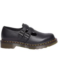 Dr. Martens - Schwarze virginia leder mary jane schuhe - Lyst