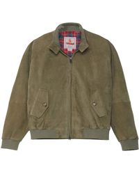 Baracuta - Jassen ,Groen ,Suède G9 Suède Jas - Lyst