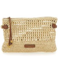 Gianni Chiarini - Tassen ,Leer Nefeli Rectangular Pouch - Lyst