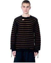 MM6 by Maison Margiela - Round-Neck Knitwear - Lyst