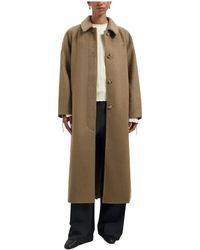 OLAF HUSSEIN - Jassen ,Bruin ,Wol Hairy Coat W Starfish - Lyst