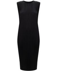 Issey Miyake Pleated Dress - Zwart