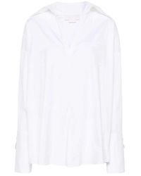 Genny - Kristallverziertes weißes kleid,blouses - Lyst