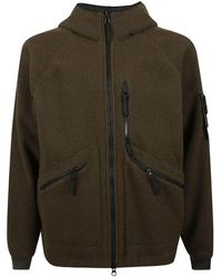 Stone Island - Panno Ratinato Hooded Jacket - Lyst