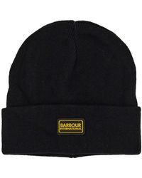 Barbour - Legacy Sensor Beanie Hat Patch Logo - Lyst