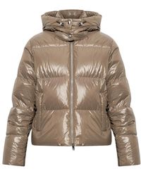 Moose Knuckles - Jassen ,Bruin ,Nylon Moonstone Puffer Jas - Lyst