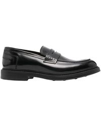 Doucal's - Schoenen ,Zwart ,Leer Penny Adler Leren Mocassin Schoen - Lyst