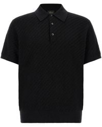 Brioni - Polo Met Korte Mouwen - Lyst