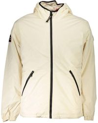 Napapijri - Weiße kapuzenjacke mit abnehmbarer weste - Lyst