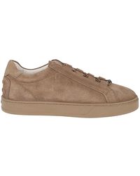 Tod's - Schoenen ,Bruin ,Leer 04L Sneakers - Lyst