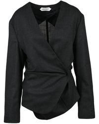 Alberta Ferretti - Giacca No Rever - Lyst
