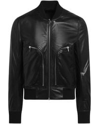Rick Owens - Jassen ,Zwart ,Leer Pelle Jacket - Lyst