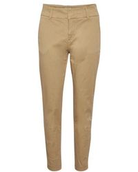 Part Two - Broeken ,Katoen Casual Fit Tannin Broek - Lyst