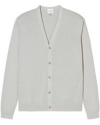 Closed - Cardigan Met Lange Mouwen, Knoopsluiting En Logo Borduursel - Lyst