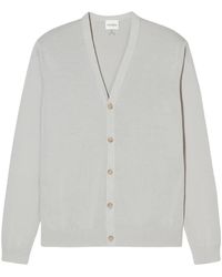 Closed - Cardigan Met Lange Mouwen, Knoopsluiting En Logo Borduursel - Lyst