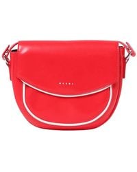 Marni - Stilvolle Crossbody-Tasche Mit Klappenverschluss - Lyst