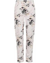 Cro - Broeken ,Veelkleurig ,Rozenbloemprint Jurk - Lyst