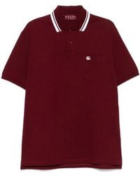 Gucci - Poloshirt Met Gestreepte Kraag - Lyst