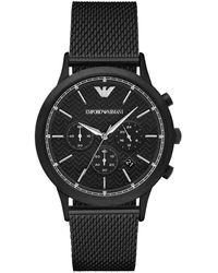 Armani Horloges - - Heren - Zwart