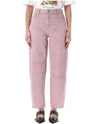 Ganni - Loose-Fit Jeans - Lyst