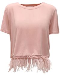 Dondup - Tops ,Roze ,T-Shirt - Lyst